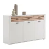 Sideboard in Lichtgrau mit Wildeiche - Ballina Sideboards