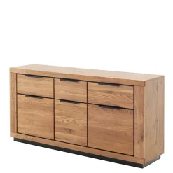 Sale Sideboard in Wildeiche mit Schwarz - Vlacoma Sideboards