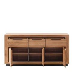 Sale Sideboard in Wildeiche mit Schwarz - Vlacoma Sideboards