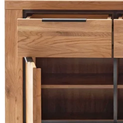 Sale Sideboard in Wildeiche mit Schwarz - Vlacoma Sideboards