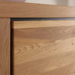 Sale Sideboard in Wildeiche mit Schwarz - Vlacoma Sideboards