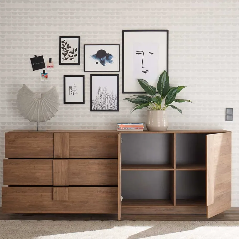 Sale Sideboard mit 3 Schubladen & 2 Türen - Basento I Sideboards