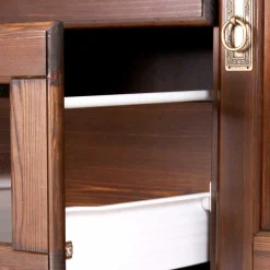 Sale Sideboard mit Glas im Kolonialstil - Jurcavs Sideboards