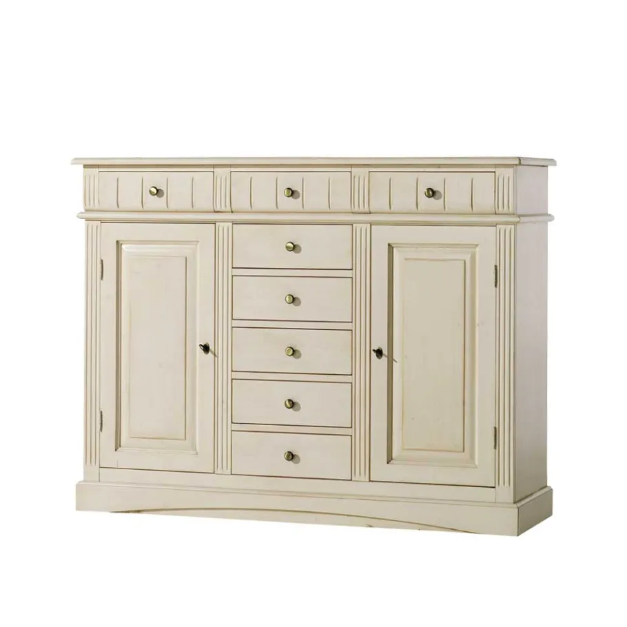 Outlet Sideboard Nawasco in Creme Vintage Sideboards|Kommoden