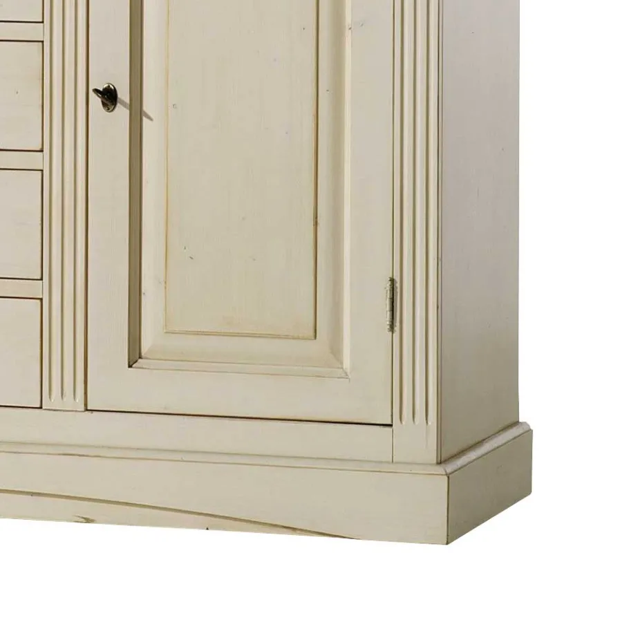 Outlet Sideboard Nawasco in Creme Vintage Sideboards|Kommoden