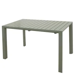 Silbergrauer Gartentisch mit Front Butterflyauszug - Sergio Tische