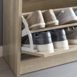 Sitzbank mit Schuhaufbewahrung Joker in Sonoma Eiche Dekor Sitzbank