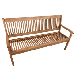 Clearance 3-Sitzer Gartenbank Leggera aus Akazie massiv Sitzbank