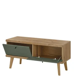 Best Skandi Anbauwand-Möbel in Graugrün - Oliva (vierteilig) Wohnwände