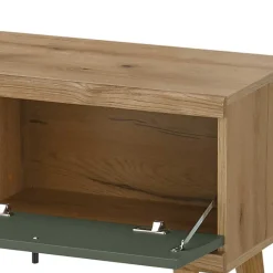 Best Skandi Anbauwand-Möbel in Graugrün - Oliva (vierteilig) Wohnwände