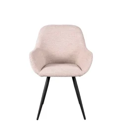 Sale Skandi Armlehnenstuhl in Beigegrau Boucle - Olina (2er Set) Stühle