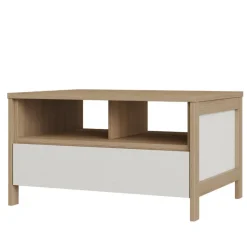 Sale Skandi Couchtisch in Weiß und Eiche Dekor - Ovidio Tische