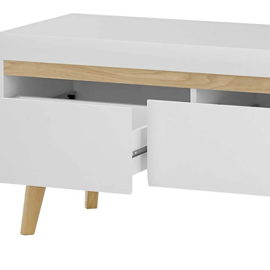 Outlet Skandi Design Wohnwand Möbel Set - Ginko (dreiteilig) Wohnwände