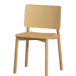 Skandi Holzstühle in Natur lackiert - Furcia (2er Set) Stühle