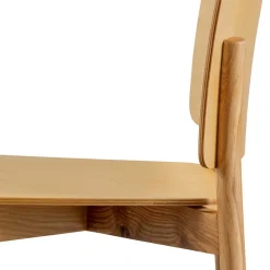 Skandi Holzstühle in Natur lackiert - Furcia (2er Set) Stühle