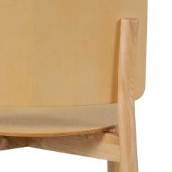 Skandi Holzstühle in Natur lackiert - Furcia (2er Set) Stühle