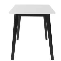 Outlet Skandi Küchentisch in Weiß & Schwarz - Composia Tische