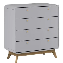 Sale Skandi Kommode in Grau & Eiche - Wavan Kommoden