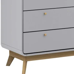 Sale Skandi Kommode in Grau & Eiche - Wavan Kommoden