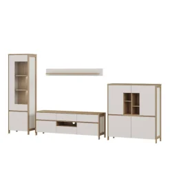 Hot Skandi-TV-Wohnwand Kombi - Ovidio (vierteilig) Wohnwände