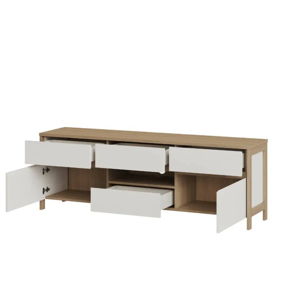 Hot Skandi-TV-Wohnwand Kombi - Ovidio (vierteilig) Wohnwände