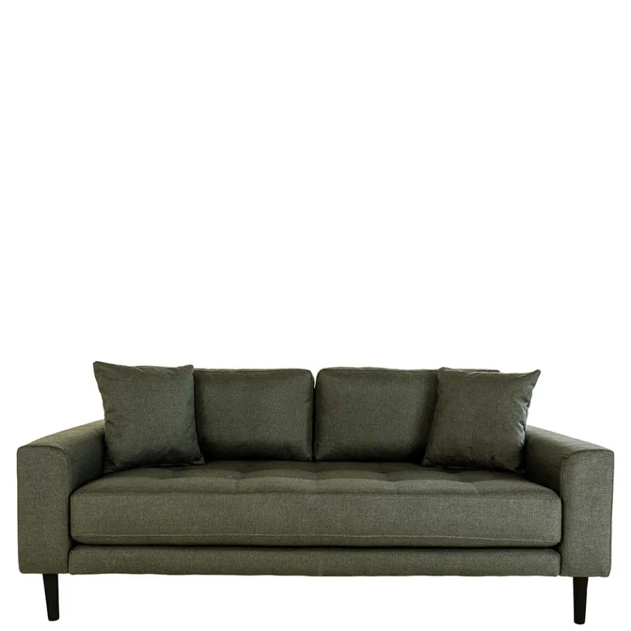 Best Sofa im Skandinavischen Stil in Oliv Grün - Leny Sofas