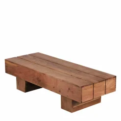 Hot Sofatisch aus naturbelassenem Holz Oridano Akazie massiv Tische