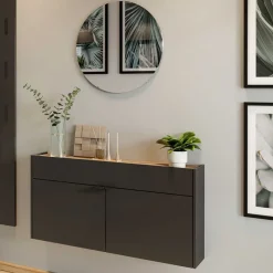 Clearance Spiegel & HĂ€nge-Kommode & Garderobe - Sidgarus (dreiteilig) Garderoben