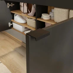 Clearance Spiegel & Hänge-Kommode & Garderobe - Sidgarus (dreiteilig) Garderoben