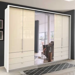 Sale Spiegel Schlafzimmerschrank mit Falttüren - Zidarie Schränke