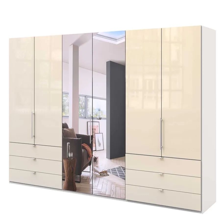 Sale Spiegel Schlafzimmerschrank mit Falttüren - Zidarie Schränke