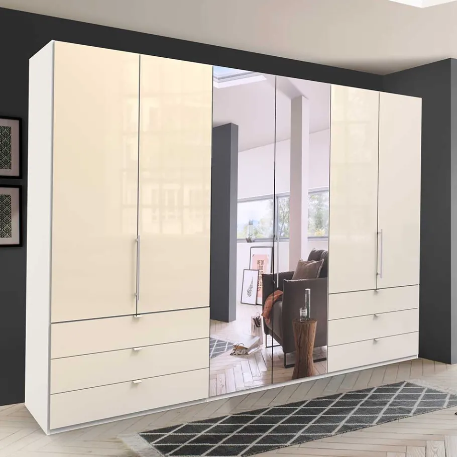 Sale Spiegel Schlafzimmerschrank mit Falttüren - Zidarie Schränke