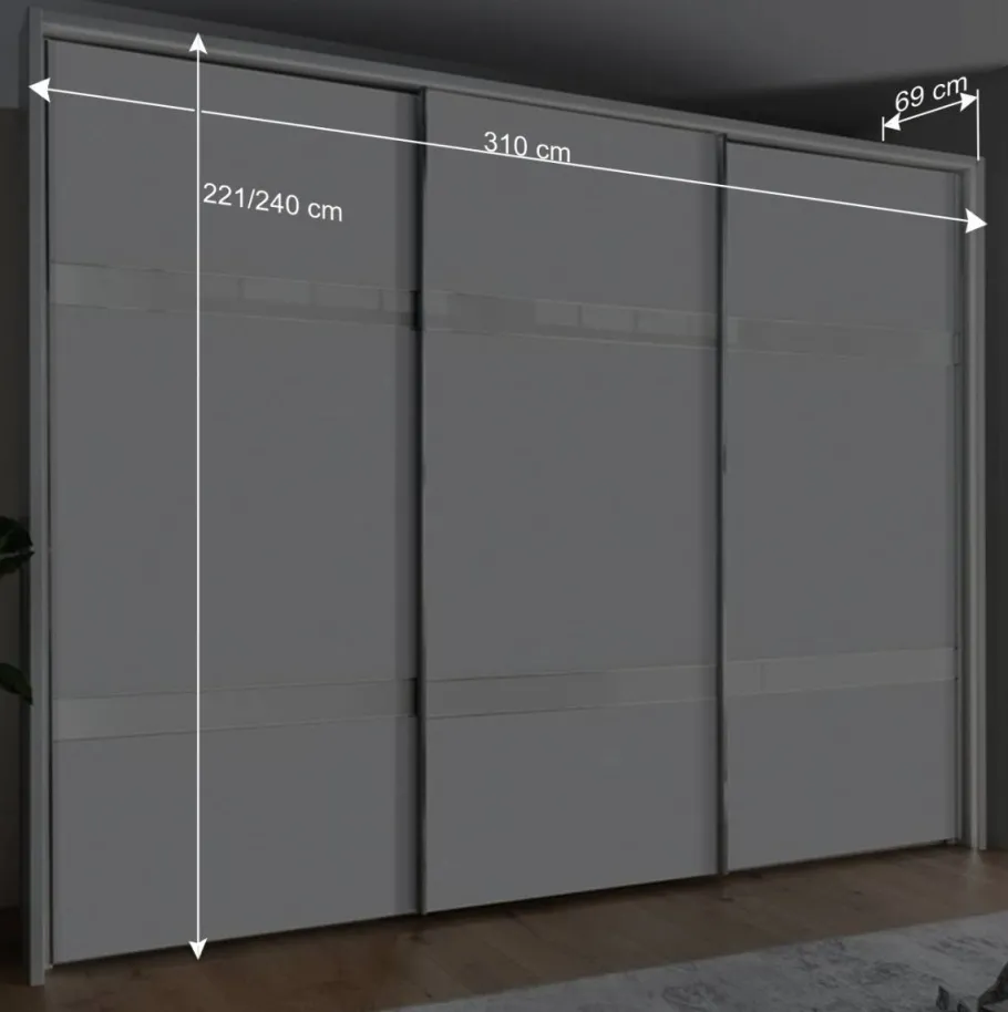 Sale Spiegel Schlafzimmerschrank mit Falttüren - Zidarie Schränke