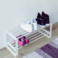 Stahl Schuhregal in Weiß - Torosma Regale