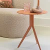 Online Stahl-Beistelltisch in Terracotta - Mala Tische