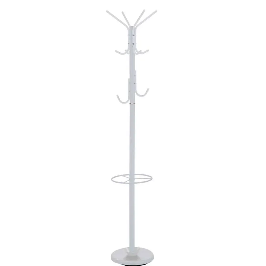 Standgarderobe in Weiß Metall - Maxima Garderoben