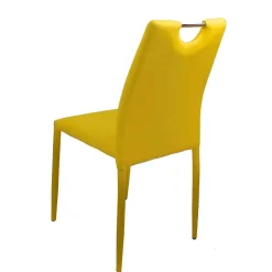 Stapelbare Polsterstühle in Gelb - Liguria (4er Set) Stühle