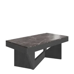 Online Staufach Couchtisch in Schwarzgrau & Dunkelgrau - Cadruna Tische