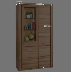 Sale Stauraum Anbauwand aus Holz - Uhelia (vierteilig) Wohnwände