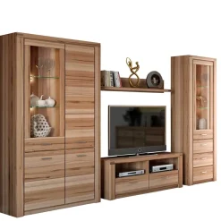 Sale Stauraum Anbauwand aus Holz - Uhelia (vierteilig) Wohnwände