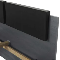 Stauraum Doppelbett in Eiche Grau - Carika Betten