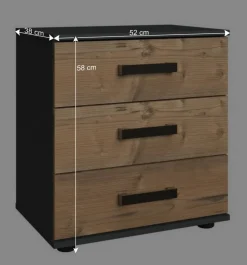 Stauraumbett in Tanne Holzoptik - Ardila Betten