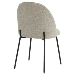 Discount Stühle in Beigegrau mit Schwarz - Facanella (2er Set) Stühle