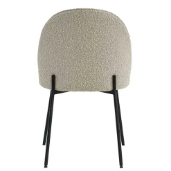 Discount Stühle in Beigegrau mit Schwarz - Facanella (2er Set) Stühle