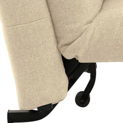 Sale Stoff Schlafsessel in Beige und Schwarz - Setubal Sofas