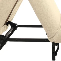 Sale Stoff Schlafsessel in Beige und Schwarz - Setubal Sofas