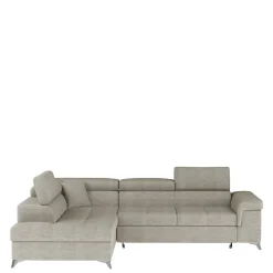 Sale Stoffcouch mit Bettfunktion in Taupe - Moglesia Betten|Sofas