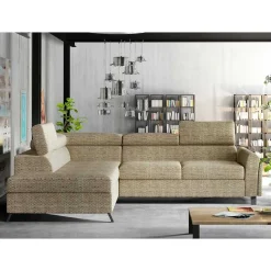 Sale Strukturstoff Polsterecke in Beige - Jimis Sofas
