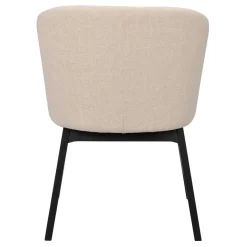 Stylischer Armlehnenstuhl in Beige - Cacamp (2er Set) Stühle