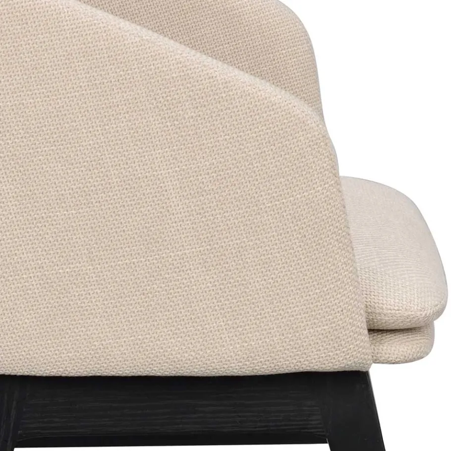 Stylischer Armlehnenstuhl in Beige - Cacamp (2er Set) Stühle